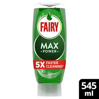 Tesco Fairy Max Power Original Washing Up Liquid 545ml offer