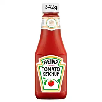 Tesco Heinz Tomato Ketchup Squeezy 342G offer