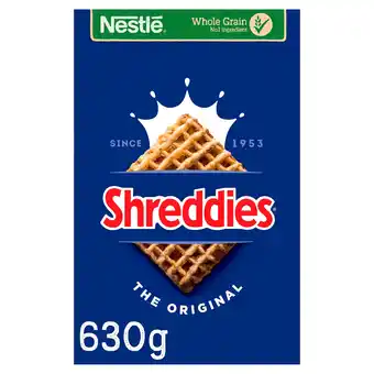 Tesco Nestlé Shreddies Original Cereal 630g offer