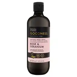 Tesco Baylis & Harding Rose & Geranium Body Wash 500Ml offer