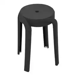 Tesco Living and Home Plastic Stackable Round Stools Set of 10 offer