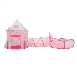 Tesco Living and Home Kids Pop-up Play Tent, Tunnel, Ball Pit 3 in 1 Set offer