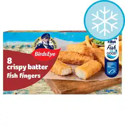 Tesco Birds Eye 8 Crispy Batter Fish Fingers 224G offer