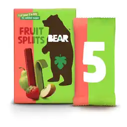 Tesco Bear Fruit Split Strawberry & Apple 5 Pack 100G offer