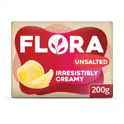 Tesco Flora Plant Butter Unsalted 200g offer