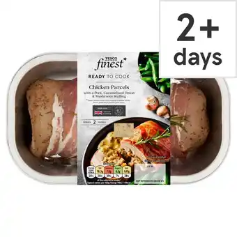 Tesco Tesco Finest Chicken Parcels with a Pork, Caramelised Onion & Mushroom Stuffing 522g offer