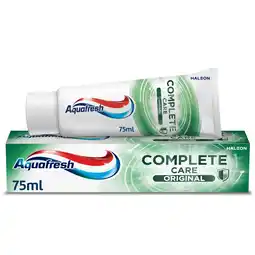 Tesco Aquafresh Complete Care Original Toothpaste 75ml offer