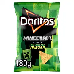 Tesco Doritos Zingy Vinegar Blast Sharing Crisps 180g offer