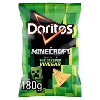 Tesco Doritos Zingy Vinegar Blast Sharing Crisps 180g offer