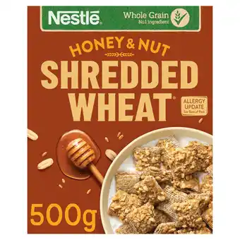 Tesco Nestlé Shredded Wheat Honey Nut Cereal 500g offer