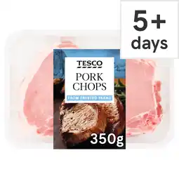 Tesco Tesco British Pork Chops 350g offer