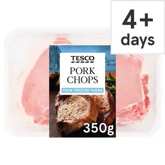 Tesco Tesco British Pork Chops 350g offer