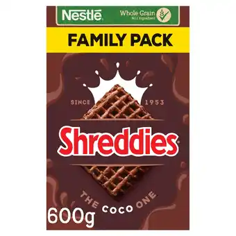 Tesco Nestle Shreddies Coco Cereal 600g offer