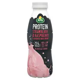 Tesco Arla Protein Strawberry & Raspberry Milk Shake 500g offer
