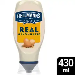 Tesco Hellmann's Real Mayonnaise Squeezy 430ml offer