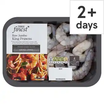 Tesco Tesco Finest Raw Jumbo King Prawns 165G offer