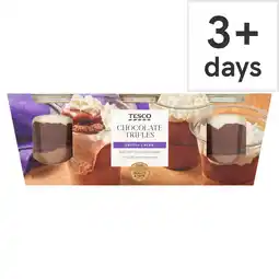 Tesco Tesco Chocolate Trifles (3 x 119g) 357g offer