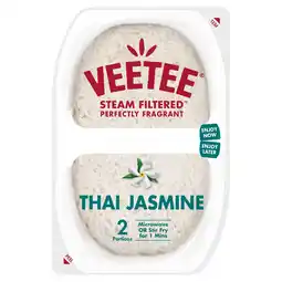 Tesco Veetee Heat Eat Thai Jasmine Rice 2X140g offer