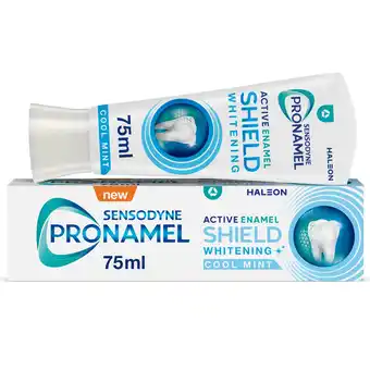 Tesco Sensodyne Pronamel Active Shield Whitening Cool Mint Toothpaste 75ml offer