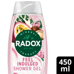 Tesco Radox Feel Indulged Shower Gel Body Wash 450ml offer