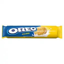 Tesco OREO Golden Cookie Sandwich Biscuits 154g offer