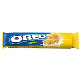 Tesco OREO Golden Cookie Sandwich Biscuits 154g offer