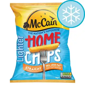 Tesco McCain Home Chips Lighter Straight Cut 1kg offer