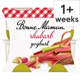 Tesco Bonne Maman Rhubarb Yoghurt 4x115g offer