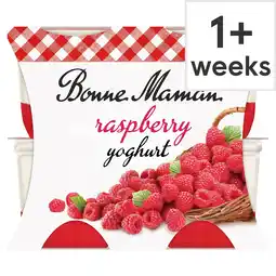 Tesco Bonne Maman Raspberry Yoghurt 4x115g offer