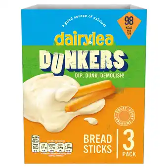 Tesco Dairylea Dunkers Breadsticks Cheese Snacks 3 x 43g offer