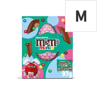 Tesco M&M's Minis Milk Chocolate Easter Egg 97g offer