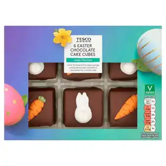 Tesco Tesco 6 Chocolate Easter Cubes offer