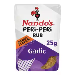 Tesco Nando's Peri Peri Rub Garlic 25G offer