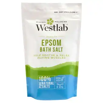 Tesco Westlab 100% Pure Epsom Salts 1Kg offer