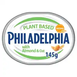 Tesco Philadelphia Vegan Almond & Oat Soft Cream Cheese Alternative 145G offer