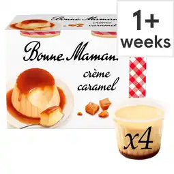 Tesco Bonne Maman Creme Caramel Dessert 4x100g offer