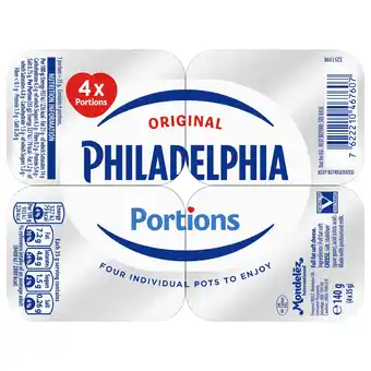 Tesco Philadelphia Original Soft Cream Cheese Mini Tub 4 Pack 140G offer