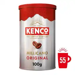 Tesco Kenco Millicano Americano Instant Coffee 100G offer