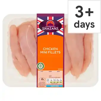 Tesco Shazans Chicken Mini Fillets 500G offer