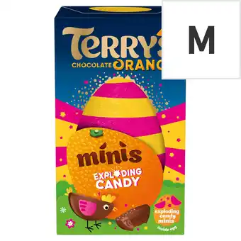 Tesco Terry's Chocolate Orange Exploding Candy Minis Easter Egg 91g offer