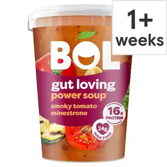 Tesco BOL Gut Loving Minestrone Power Soup 600g offer