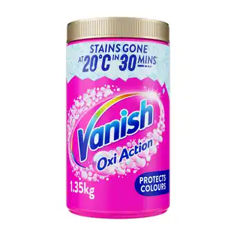 Tesco Vanish Gold Oxi Advance Stain Remover Powder 1.35Kg offer