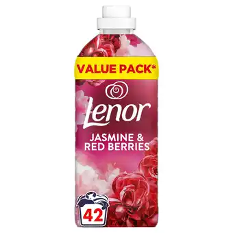 Tesco Lenor Fabric Conditioner Jasmine & Red Berries 42 Washes 1.386Ltr offer