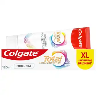 Tesco Colgate Total Active Prevention Original Toothpaste 125ml offer