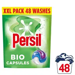 Tesco Persil Bio 3 in 1 Laundry Washing Detergent Capsules 48 Washes 1012.8g offer