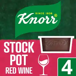 Tesco Knorr Stockpot Red Wine 4pk 104g offer