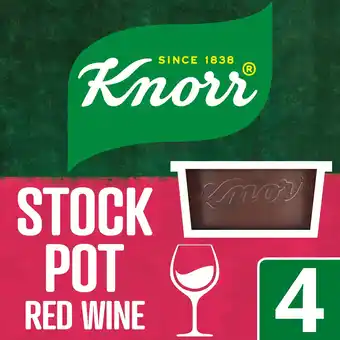 Tesco Knorr Stockpot Red Wine 4pk 104g offer