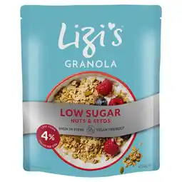 Tesco Lizi's Low Sugar Granola Nuts & Seeds 450g offer