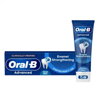 Tesco Oral-B Advanced Enamel Strengthening Toothpaste 75ml offer