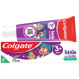 Tesco Colgate Kids 3+ Years Mint Flavour Toothpaste 75ml offer